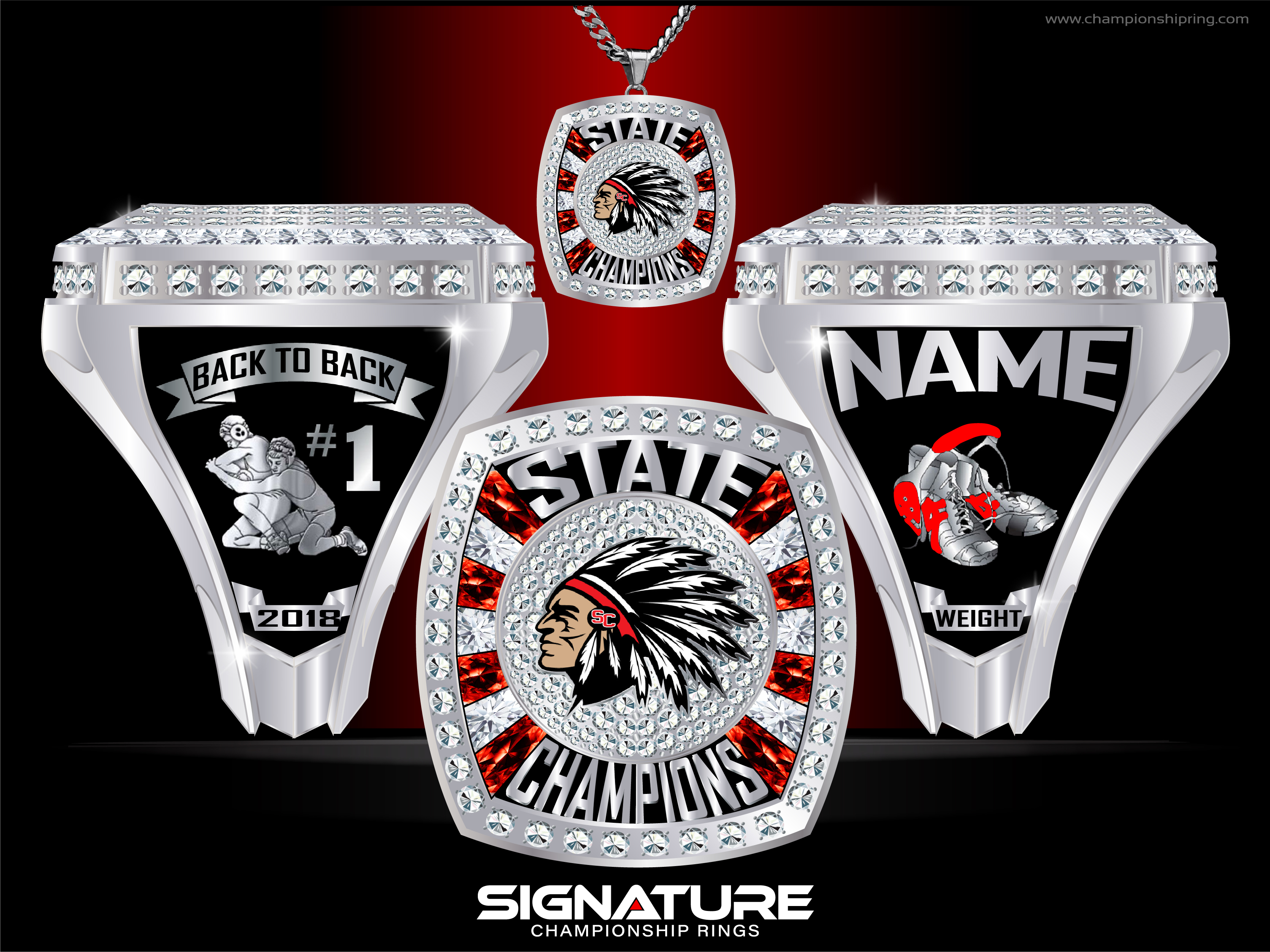 Championship Ring Design Studio: Wrestling